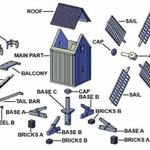  A windmill  3d model for 3d printers