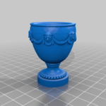  Six classical urns  3d model for 3d printers