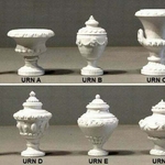  Six classical urns  3d model for 3d printers