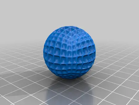 Modelo 3d de Como la pelota de golf pelotas para impresoras 3d