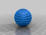 Modelo 3d de Como la pelota de golf pelotas para impresoras 3d