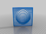 Modelo 3d de Ilusión óptica - no admite para impresoras 3d