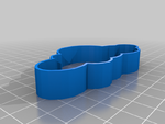  Different cloud cookie cutters  3d model for 3d printers