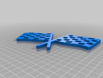  Racing flag  3d model for 3d printers