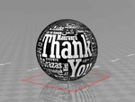  Thank you ball  3d model for 3d printers