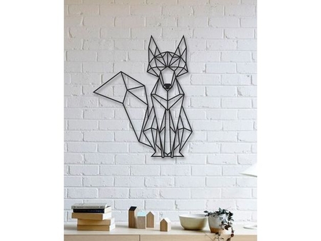 Fox Wall Sculpture 2D