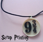  Harry potter's platform 9 3/4 charm!  3d model for 3d printers