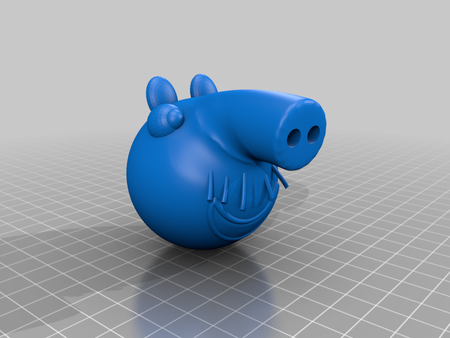  Peppa pig  3d model for 3d printers