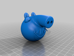 Modelo 3d de Peppa pig para impresoras 3d