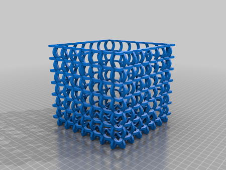 Modelo 3d de La jaula de la caja para impresoras 3d