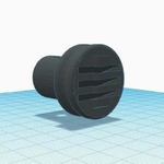  12v car plug coin x3 holder  3d model for 3d printers