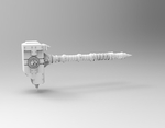  Hammer of mcrage  3d model for 3d printers