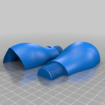  Beat saber hilts for oculus quest 2 controllers  3d model for 3d printers