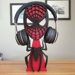 Modelo 3d de Spiderman auriculares de pie para impresoras 3d