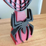 Modelo 3d de Spiderman auriculares de pie para impresoras 3d