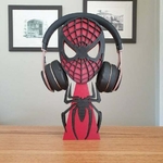 Modelo 3d de Spiderman auriculares de pie para impresoras 3d