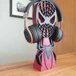 Modelo 3d de Spiderman auriculares de pie para impresoras 3d