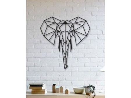 Elephant Wall Sculpture 2D