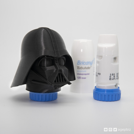 Darth Inhaler - Customized Asthma Inhaler - Darth Vader