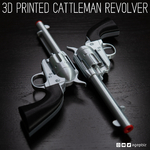  Cattleman revolver - colt model 1873 single action army revolver  3d model for 3d printers