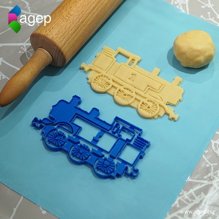  Detailed thomas the tank engine cookie cutter  3d model for 3d printers