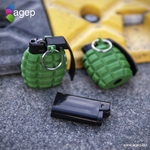  Lighter case - hand grenade shaped  3d model for 3d printers