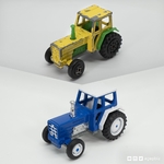 Modelo 3d de Detallada ruedas de tractor - diecast juguete restauración para impresoras 3d