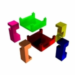  Magic drawers puzzle  3d model for 3d printers