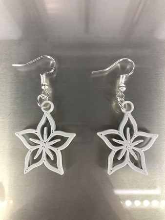 Flower earrings