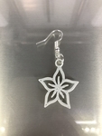  Flower earrings  3d model for 3d printers