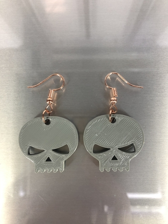 Halloween de calavera de aretes (4 archivos !)