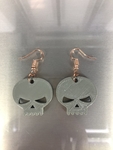 Halloween skull earrings (4 files !)  3d model for 3d printers