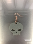 Modelo 3d de Halloween de calavera de aretes (4 archivos !) para impresoras 3d