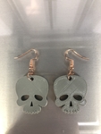 Halloween skull earrings (4 files !)  3d model for 3d printers