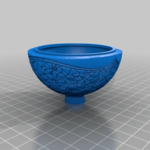  Decorated bowl  3d model for 3d printers