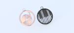  Deejee/music earrings (set)  3d model for 3d printers