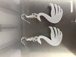 Modelo 3d de Swan pendientes para impresoras 3d