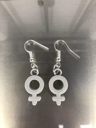  Earrings ' venus'  3d model for 3d printers