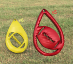  American football earrings (two files!)  3d model for 3d printers