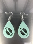  American football earrings (two files!)  3d model for 3d printers