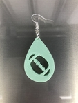  American football earrings (two files!)  3d model for 3d printers