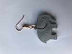  Elephant earring  3d model for 3d printers