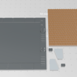  Mecha hangar bay base -mhb02 b-only-  3d model for 3d printers