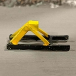  N-scale track bumper (1:160)  3d model for 3d printers