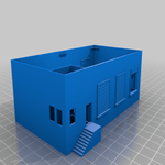  N-scale distribution center (1:160)  3d model for 3d printers