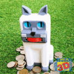  Cat coin bank  3d model for 3d printers