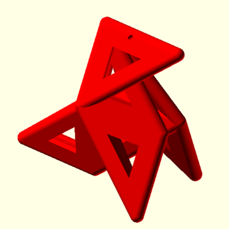Modelo 3d de Hebilla de la cazuela (matemáticas, el arte y diseño de origami joyas)#anycubic3d para impresoras 3d