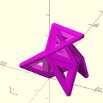 Modelo 3d de Hebilla de la cazuela (matemáticas, el arte y diseño de origami joyas)#anycubic3d para impresoras 3d