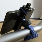  Handlebar/tube phone mount (no screw!)  3d model for 3d printers
