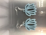  Nerves earrings (set)  3d model for 3d printers